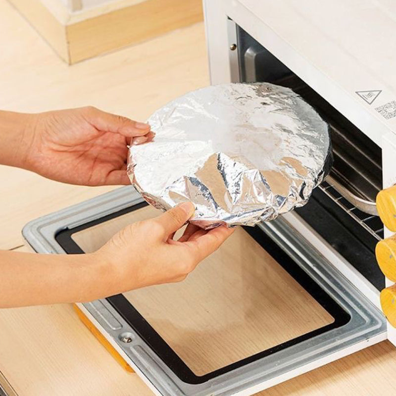 Protetor de alimentos em uso na cozinha