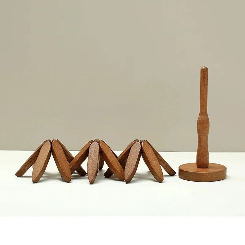 Árvore Suporte de Madeira Decorativa