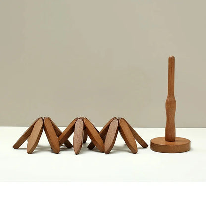 Árvore Suporte de Madeira Decorativa