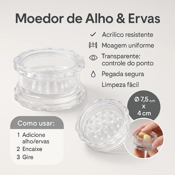 Triturador Alho Fácil