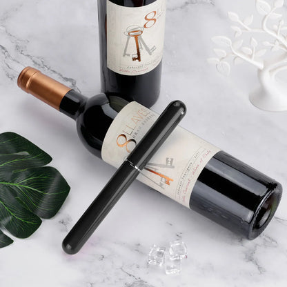 Abridor por pressão com garrafas de vinho
